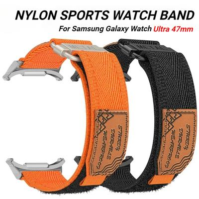 Sport Nylon Loop Strap voor Samsung Galaxy Watch 7 Ultra 47mm Band Armband voor Samsung Watch 7 Ultra Horlogebanden Accessoires