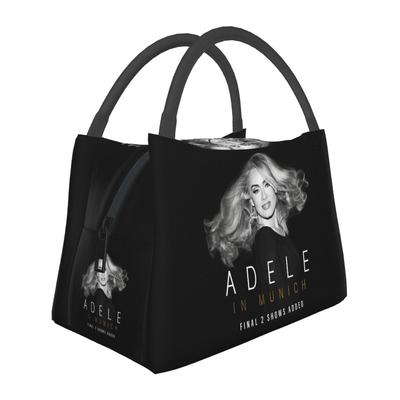 Cool Singer Adele Tour 2024 Music Album Insulated Lunch Bag Storage Food Boxes Portable Container Cooler Thermal Lunch Box Tote