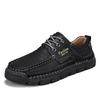 Men's Plus Size Hand-Stitched Casual Low-Top Shoes