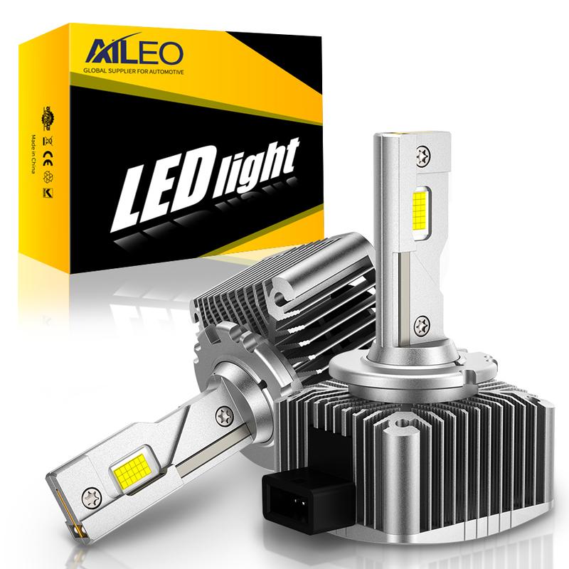 AILEO 2Pcs 180W 220000Lm D1S D3S Led Xenon Canbus D1R Lights For Car Lamps Bulb Headlight D3R Hid Kit Xeon Replacement Headlamps