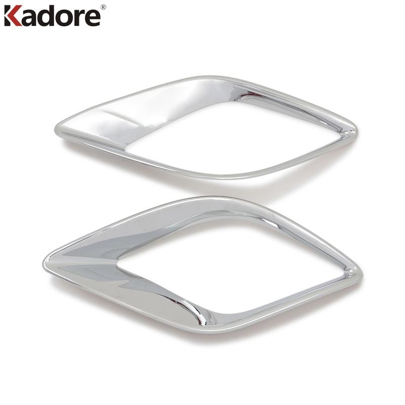 For Mazda CX-5 CX 5 2012 2013 2014 2015 Chrome Car Rear Bumper Fog Light Lamp Cover Trim Tail Foglight Bezel Trims Accessories