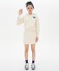 Jun Jun Space Sweat Mini Skirt_Cream