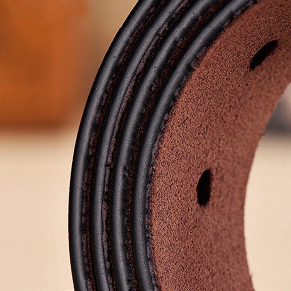 Vintage Wild Skirt Pants Bands Metal Buckle Waistband Genuine Leather Belt Ladies Dress Belts