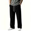Men's Corduroy Pants Loose Fit Wide Leg Casual Comfortable for Everyday Wear