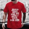 Men's Aesthetic Religious Christian T Shirt Jesus Bible Verse Print Men T-shirt Unisex Harajuku Casual Oversized T-Shirts Tops