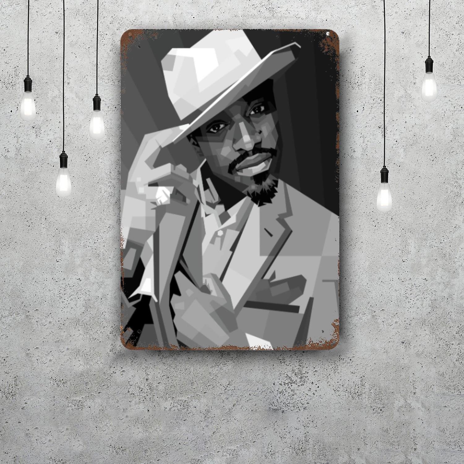 

Andre 3000 Retro Vintage Tin Sign Poster Decorative Plaque Metal Plate Wall Decor 20x30cm（7.8x11.8inch）