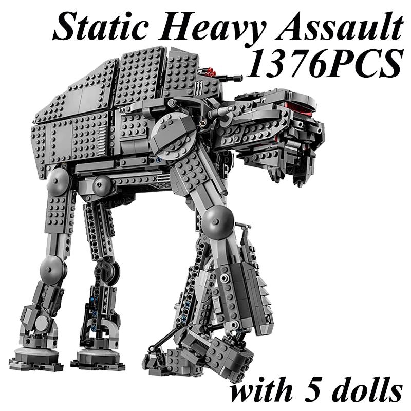3 Arten Space War AT-AT All-Terrain gepanzerter Walker Transportroboter Bausteine mit motorisierten Bausteinen Spielzeug Geschenke