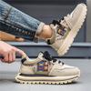 New Spring and Autumn Thick-soled Heightening Casual Youth Running Sneakers Korean Version Personalized Ins Daddy Trendy Shoes