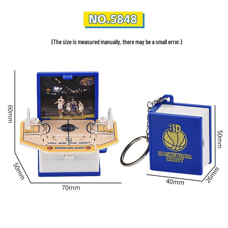 3D Dinosaur & Space Astronaut Pop-Up Keychain Book: Educational, Creative Decompression Toy