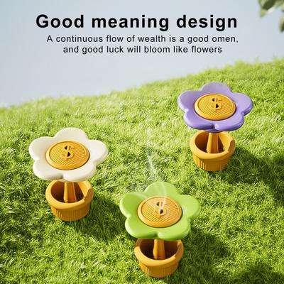 Toilet Button Pusher with Aromatherapy Slot Flower Shape Toilet Tank Button Toilet Flush Tank Button Aid Bathroom Decoration