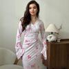 2025 Summer Women's Slimming Long-Sleeve Bodycon Dress - European & American Fashion