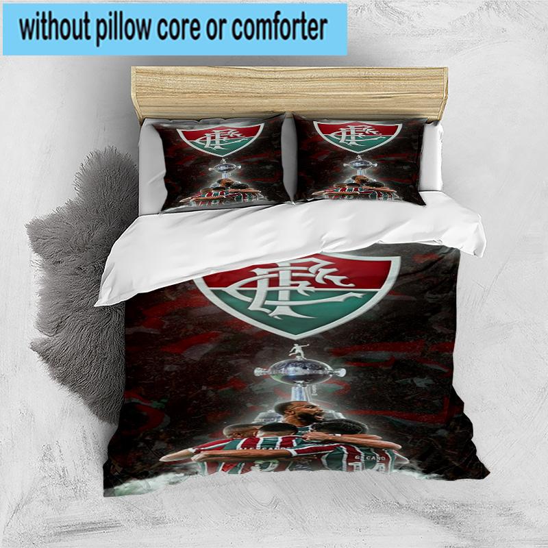 3pcs Champions Celebration Printed Bedding Set Duvet Cover Closure Includes 1 Duvet Cover & 2 Pillowcases Bedding Sets Home Decor Gifts