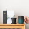 Gradient Ceramic Tea Separation Office Cup