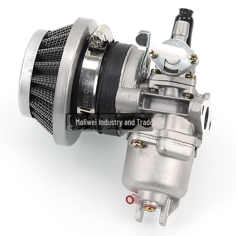 49cc Mini Motorcycle Accessories: Small Sports Car Off-Road Leah 2-Stroke Engine Carburetor with Air Filter.