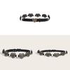 Retro Street Fashion Heart Pu Leather Belt With Metal Snap Closure For Women