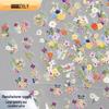 Floral Secret Garden Nail Art: Fresh, Wearable Self-Adhesive Stickers for DIY Decoration