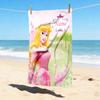 Custom Name Princess Garden Stylish Digital Printing Beach Towel Quick‑Drying Absorbent Blanket for Beach Pool Gym Travel