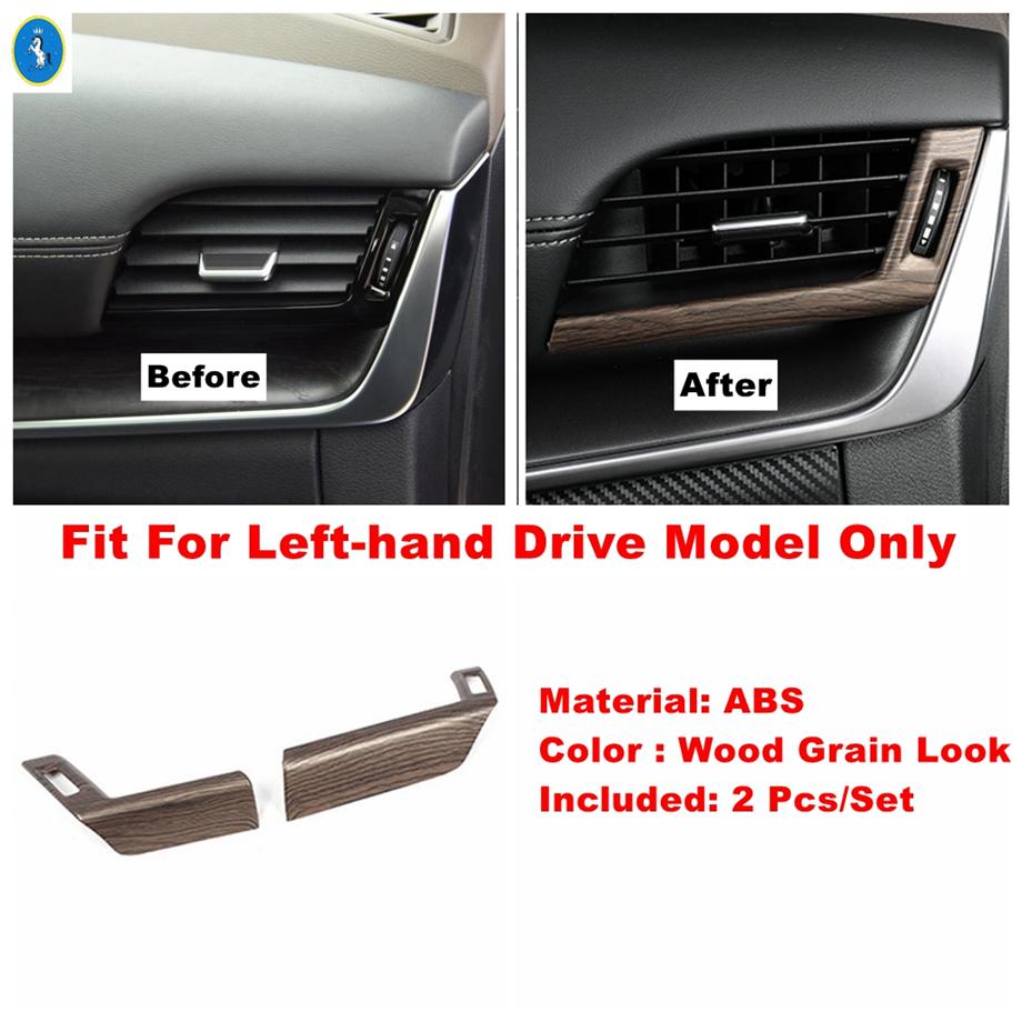 Wood Grain Interior Head Lamps / Cup Holder / Air AC Cover Trim For Nissan X-Trail X Trail / Rogue T33  - 2025 Accessories