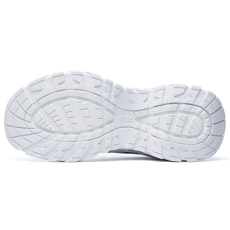 Fila Fisherman Sports Comfortable Low-Top Dad Shoes Women Sneaker White Black Orange F12W044115FDW