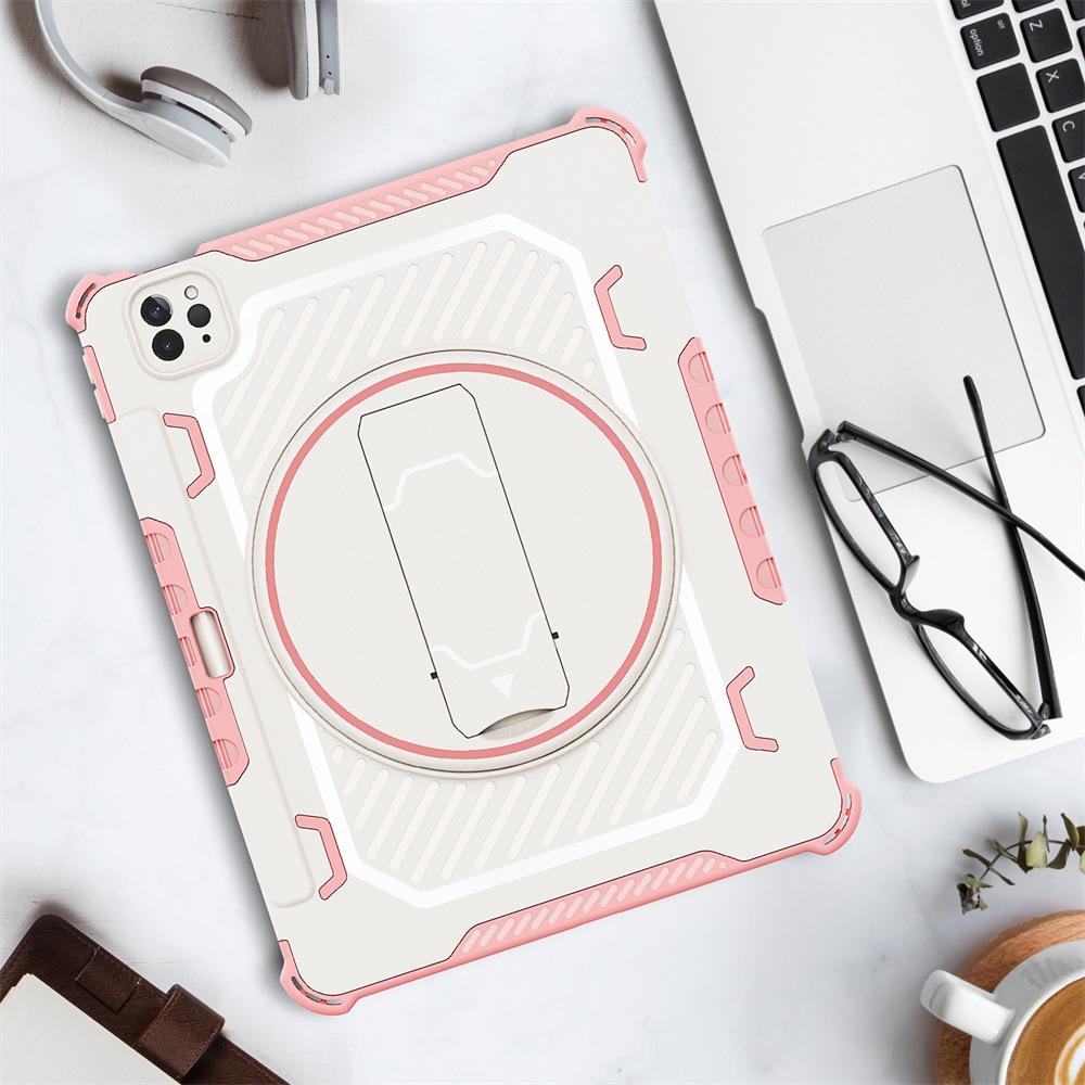 Apple iPad Protective Case with Rotating Stand - Fits iPad Pro 13, 12.9, 11, Air 5/6, and Mini 6/7