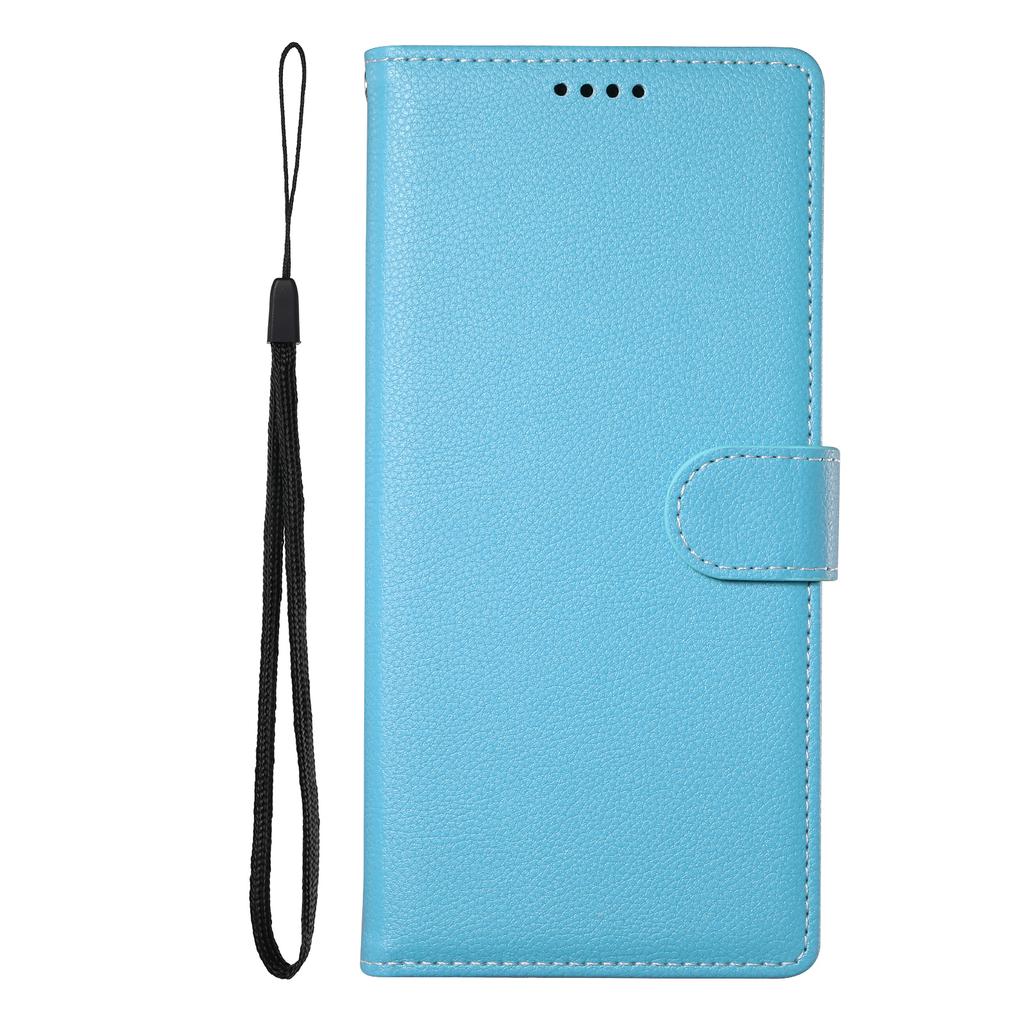 DF-012 For Samsung Galaxy A25 5G (Global) (161.0 X 76.5 X 8.3mm) Case Litchi Texture Leather Wallet Stand Phone Cover