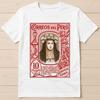 1936 Peru Heilige Rose von Lima Briefmarke Lustiges Geschenk T-Shirt T-Shirt 8103