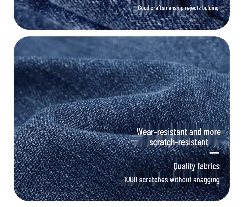 Women's 2024 High-Waisted Slimming Cigarette Pants - Fleece-Lined Autumn/Winter Loose Straight-Leg Jeans