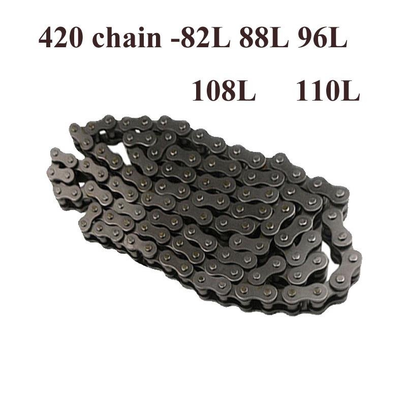 420-82L 88L 96L108L110L Chain Is Suitable for ATV Off-road Motorcycle Modification, Universal Thick Chain 420 Reinforced Chain R
