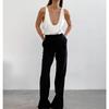 Womens Satin Deep V Neck Loose Camisole Summer Casual Top