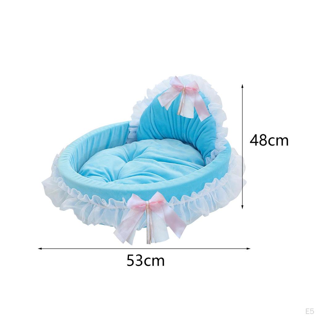 Bed for Small Dogs And Cats with Lace Detailing