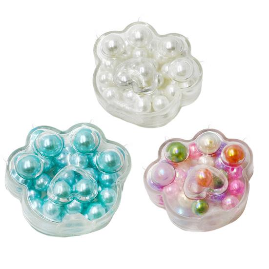 Knuschiges Katzenpfoten-Quetschspielzeug mit Perlen gefüllt Stressball Sensorisches Spielzeug Anti-Angst Sensorisches Fidget-Spielzeug Dekompression