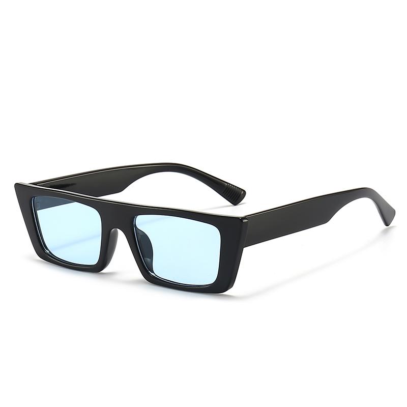 Vintage Fashion Colorful Square Sun Glasses Women Men Small Fresh Brand Designer Sunglasses Beach Travel Female Male Eyeglasses
