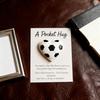 Golf Pocket Hug with Card Heart-Shaped Softball Golf Ball Pocket Hug Token Encouragement Keepsake Gift for Softball Lovers Golfers Sports Enthusiasts