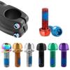 Titanium-plated Bicycle Handlebar Screws Stainless Steel Bicycle Disc Brake Caliper Bolt  Folding