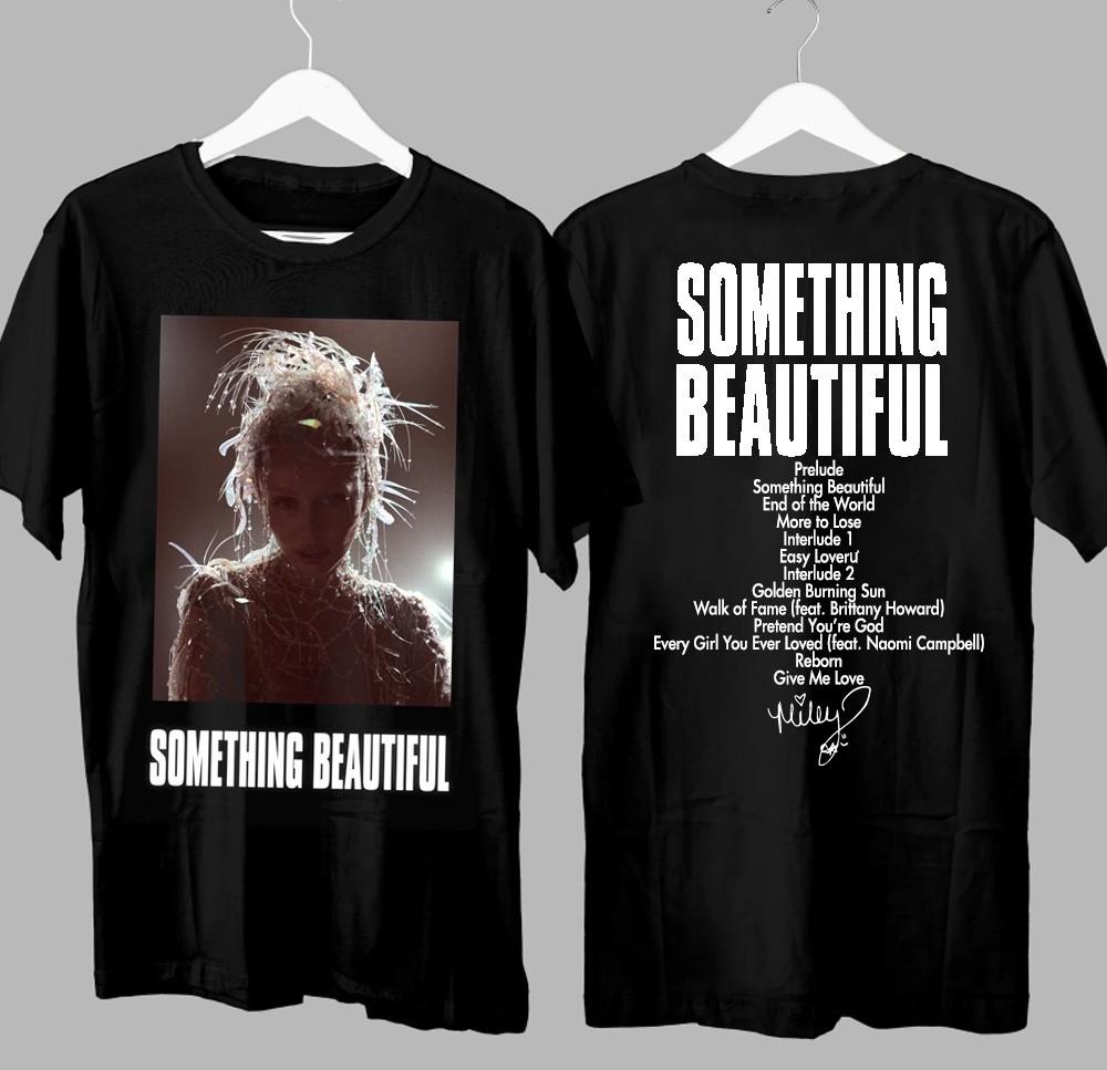 Hot Miley Cyrus Album  Something Beautiful   Gift Funny Unisex S-235XL 22D375 Unisex T-Shirt XXXXL