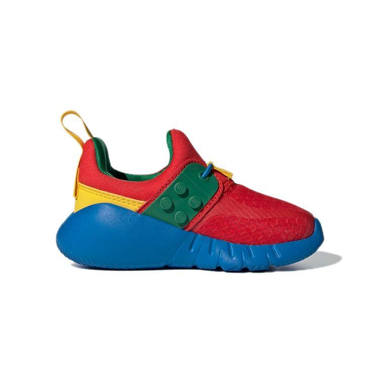 Adidas LEGO x RapidaZen I Rød Sjokkblå Babysneakers Skyhvit H05284
