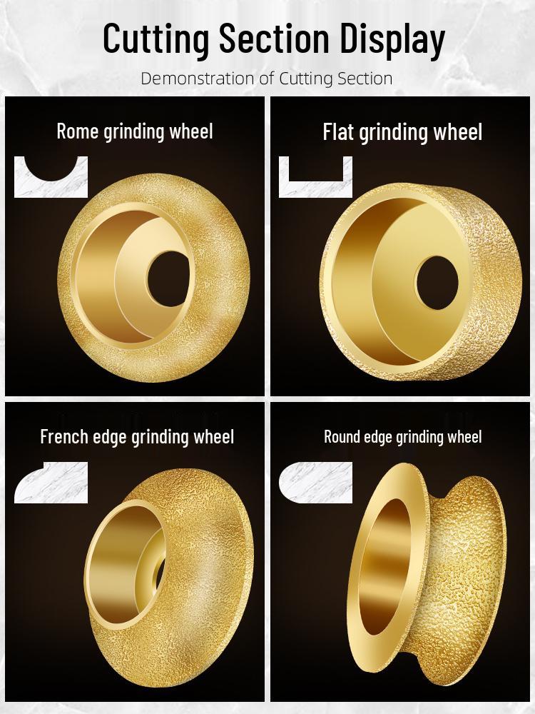 Diamond Grinding Wheel for Stone and Tile Edges