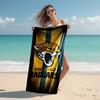 Proof Beach Towel with Jacksonville Jaguars Logo Pattern - Soft,absorbent,quick-drying,machine Washable - Perfect for Swimming,camping,bathing