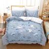 3D Single/double Bed Bedding Set with Palace Style Retro Flower Down Duvet Cover 2/3pcs AU210 * 240 Full Size Quick Drying Soft Home Textile