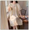 Women's Princess Style Cloud Cotton Nightgown with Bra Pads - Summer 2026 Collection