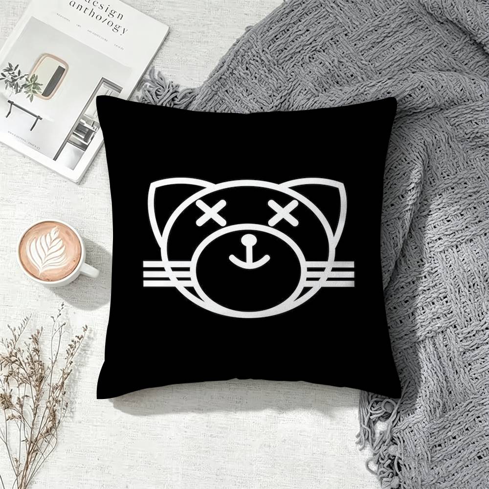 The W-weeknd Kiss Land  Square Pillow Case Multi Sizes For Car Home Bedroom Decor Custom Valentine Gifts
