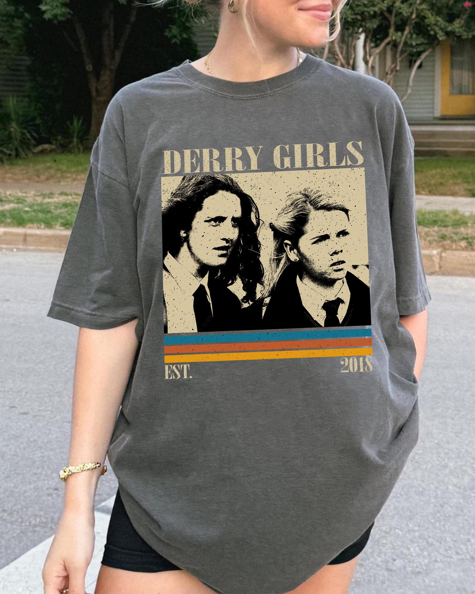 Derry Girls TV Series Shirt - Comfort Colors Retro Tee 3XL