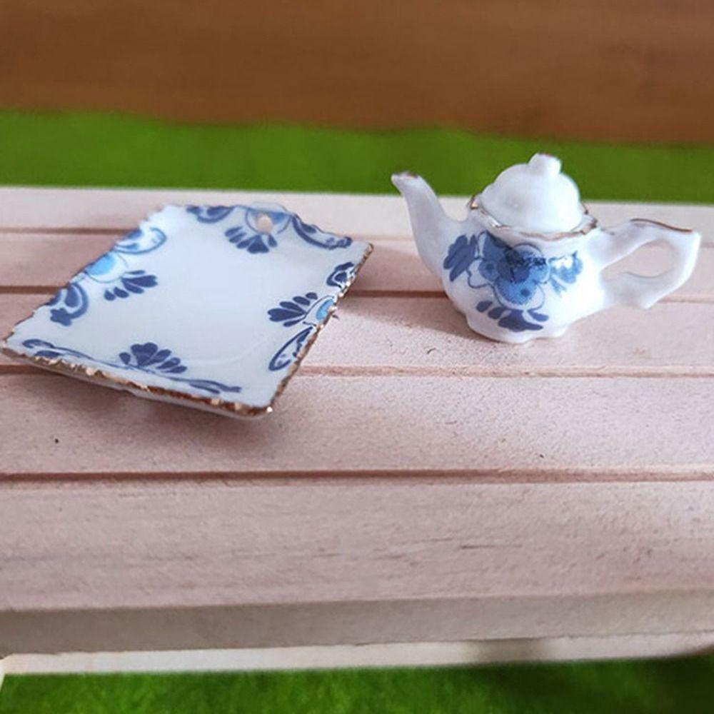 9 Styles China Tea Cup Mini Pocket Tea Set  for 1/6 BJD Doll/for 1.5" Barbie Doll/Blythe Doll