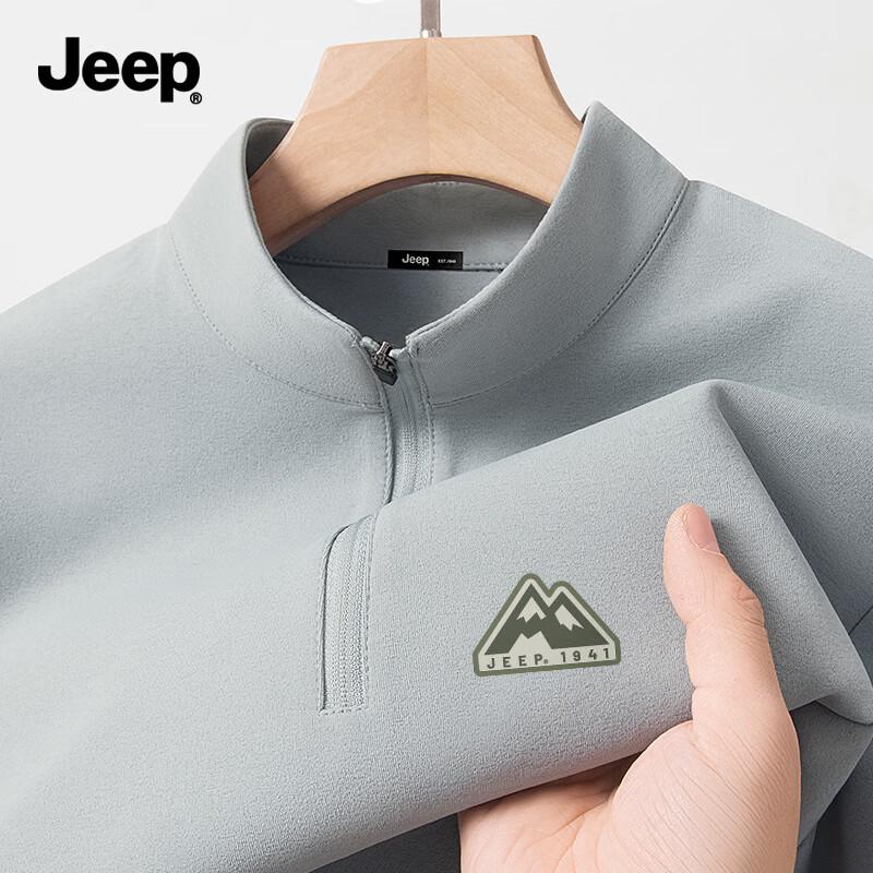 JEEP Men s Long-Sleeve Outdoor Performance T-Shirt L