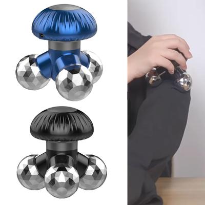USB Rechargeable Mini Massager Handheld Vibration Therapy for Neck & Shoulders Portable Pain Relief Device