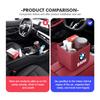 2025 Hot Car Trash Can Portable Foldable Storage Leather Garbage Bucket For BMW E46 E90 E60 F10 E39 F30 E36 E87 E90 E30 E53 F31
