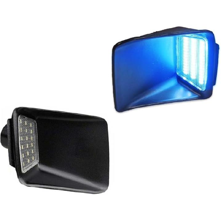 LED License Plate Light for Toyo-ta Tundra 2014-, Tacoma 2016- Pickup Truck, Tacoma Led Rear Tag Lamp, 6000K White Lights, 2 PCS