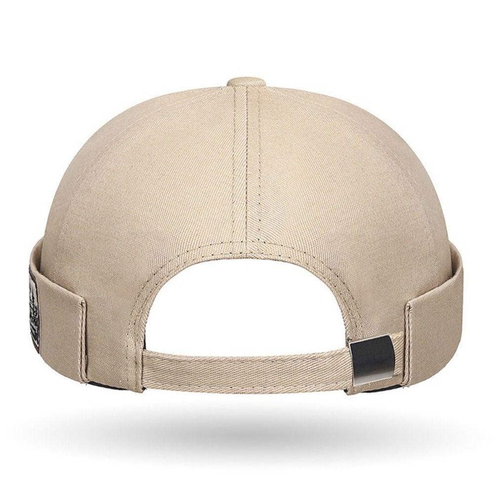 Gorro Transpirable Ajustable Algodón Color Sólido Gorra Hip Hop Gorra de Béisbol Hombre