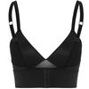 Puma Solid Color Sports Breathable Backless Casual Full Cup Bra Women Underwear Black 701229178-001
