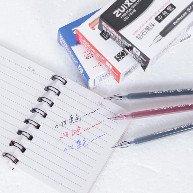 High-Capacity 0.38mm Needle Point Pen - Ideal for Office, Business, or Student Use